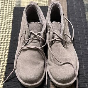 BearPaw Gray Ankle Boots